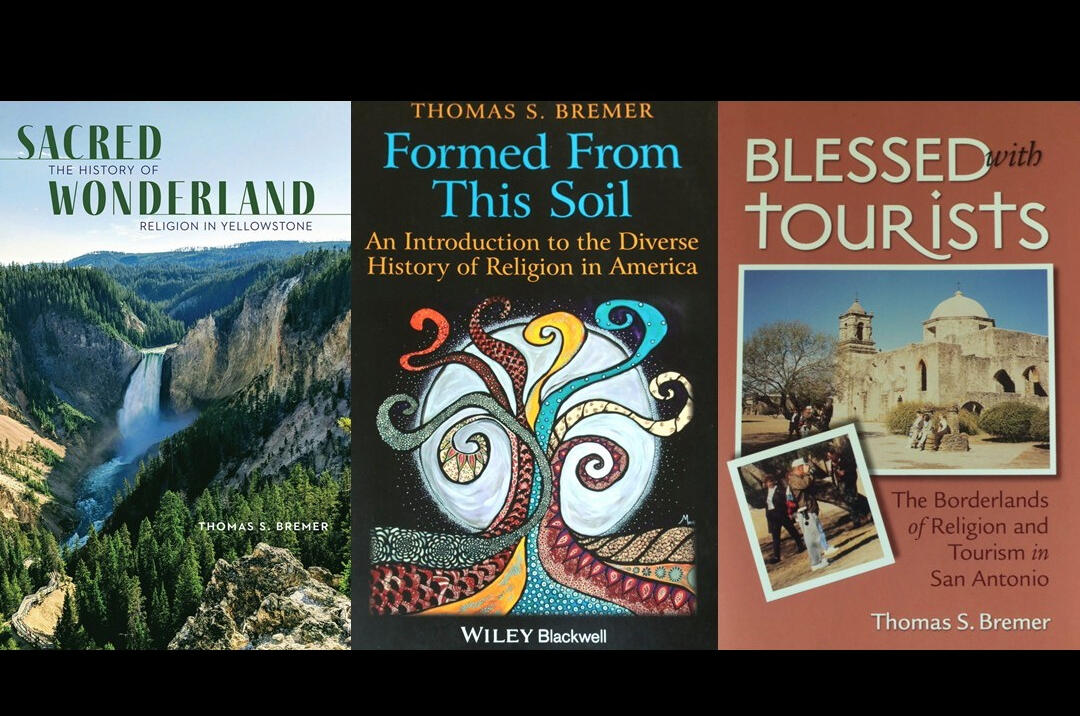 Books Collage of three book covers.